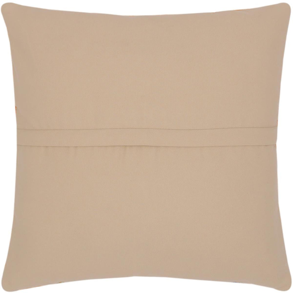 handmade Traditional Pillow Rust Blue Hand-Woven SQUARE 100% WOOL kilim throw pillow
