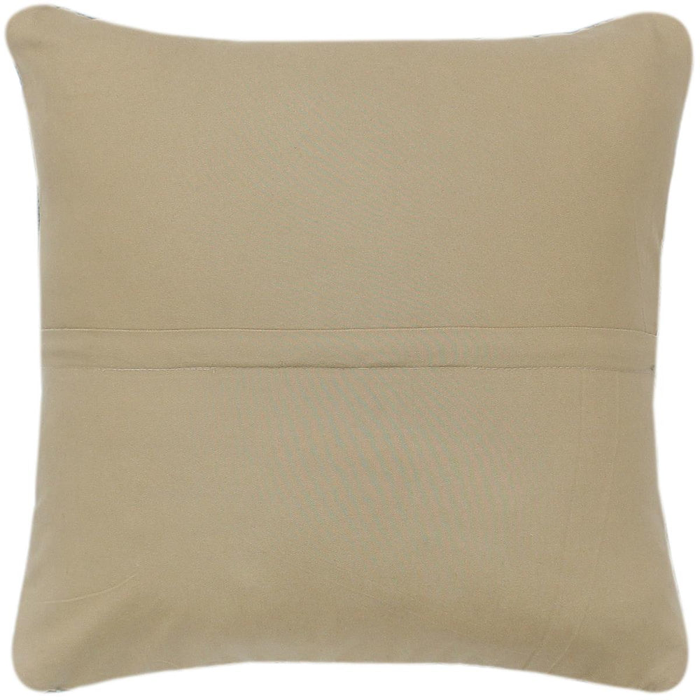 handmade Modern Red Beige Hand-Woven SQUARE 100% WOOL Pillow