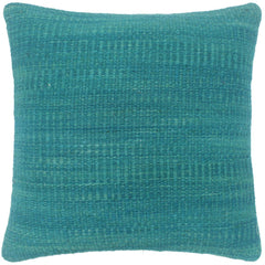 handmade Modern Green Green Hand-Woven SQUARE 100% WOOL Pillow