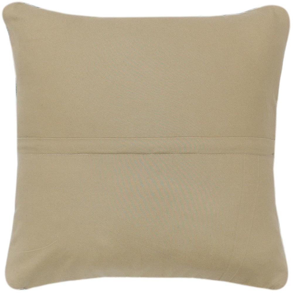 handmade Modern Green Green Hand-Woven SQUARE 100% WOOL Pillow