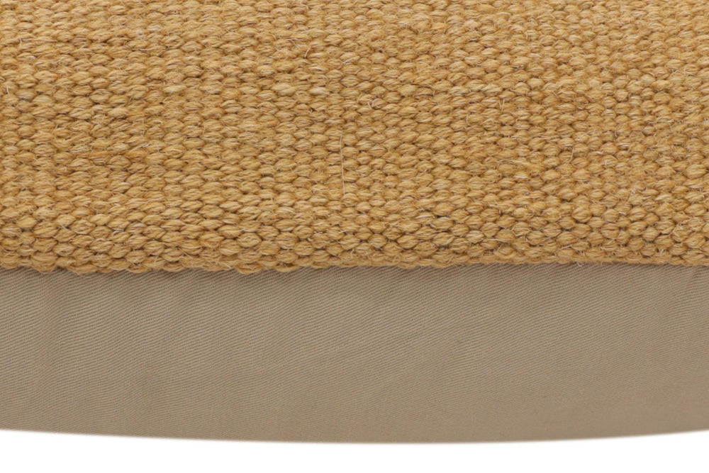 handmade Modern Pillow Brown Beige Hand-Woven SQUARE 100% WOOL  Hand woven turkish pillow  2 x 2