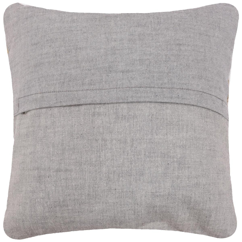 handmade Traditional Pillow Beige Brown Hand-Woven SQUARE 100% WOOL Hand woven turkish pillow2 x 2