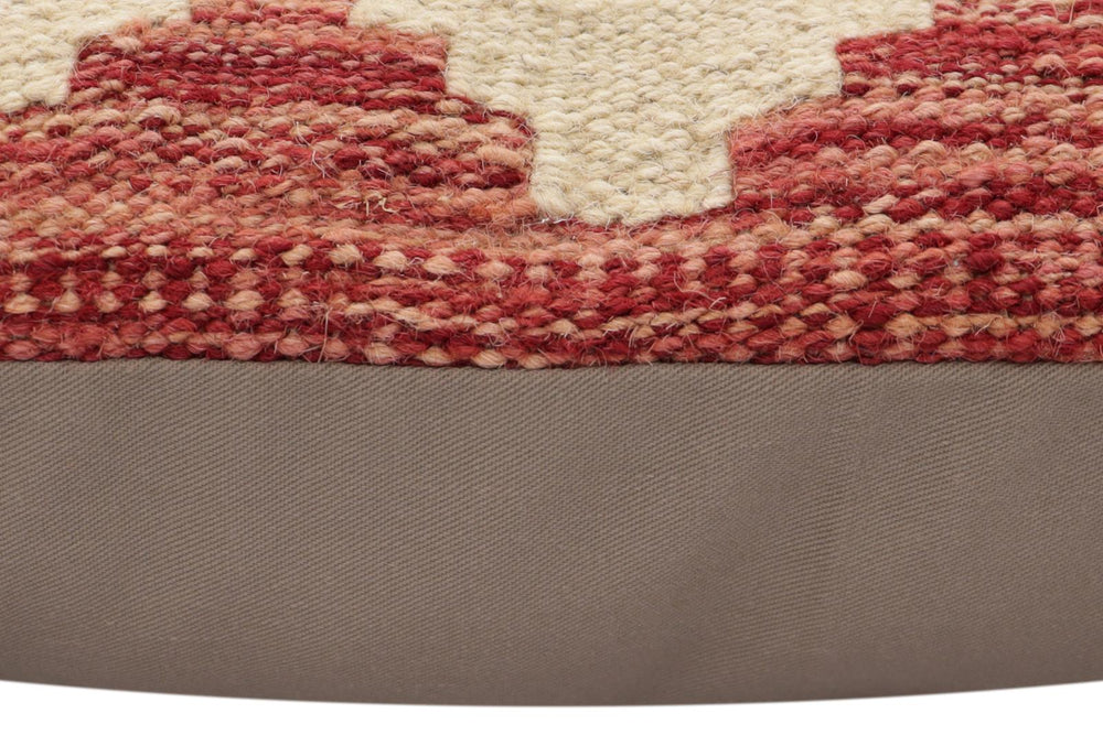 handmade Traditional Pillow Red Blue Hand-Woven SQUARE 100% WOOL Hand woven turkish pillow2 x 2
