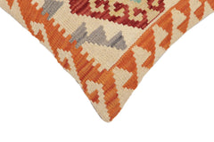 handmade Traditional Pillow Red Beige Hand-Woven SQUARE 100% WOOL Hand woven turkish pillow2 x 2