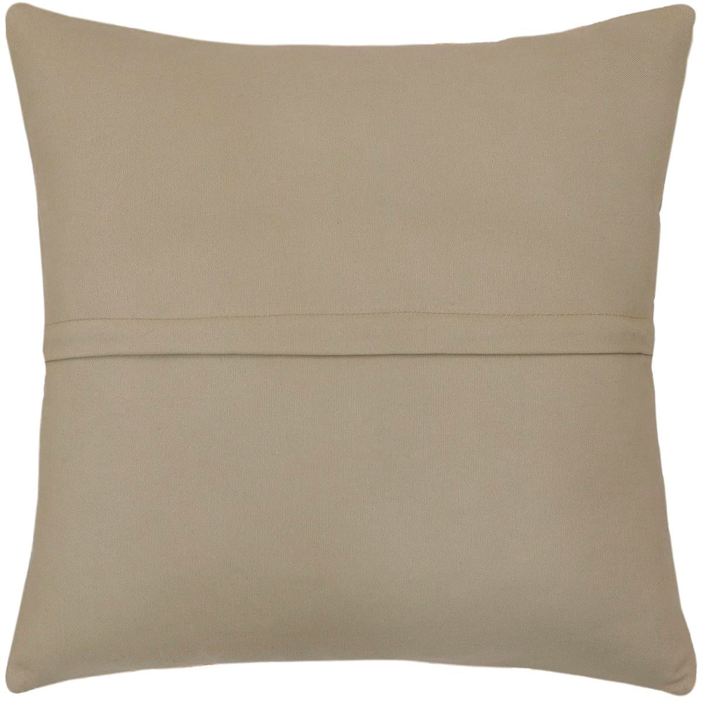 handmade Traditional Pillow Blue Rust Hand-Woven SQUARE 100% WOOL Hand woven turkish pillow2 x 2