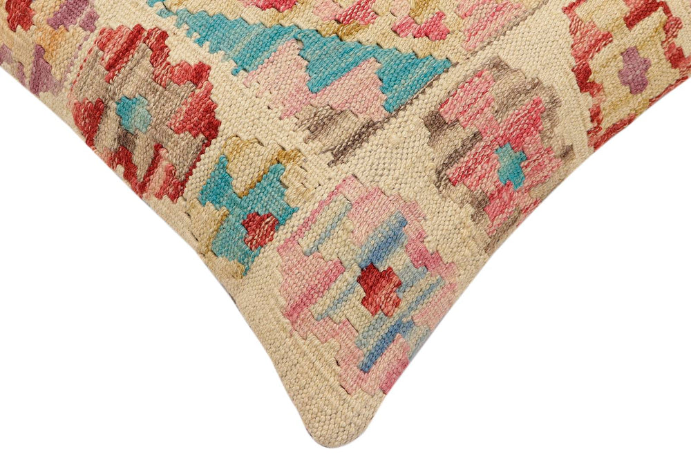 handmade Traditional Pillow Red Blue Hand-made SQUARE 100% WOOL Hand woven turkish pillow2 x 2