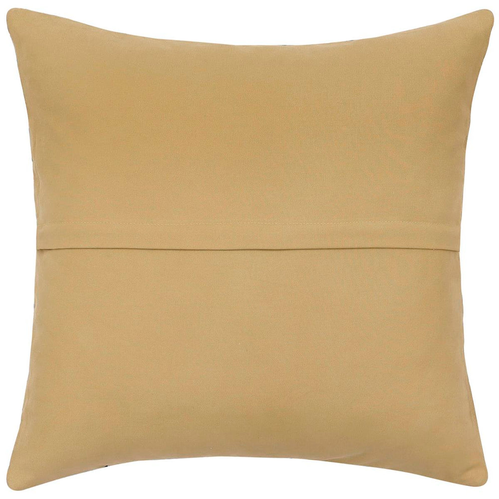 handmade Traditional Pillow Rust Blue Hand-Woven SQUARE 100% WOOL  Hand woven turkish pillow  2 x 2