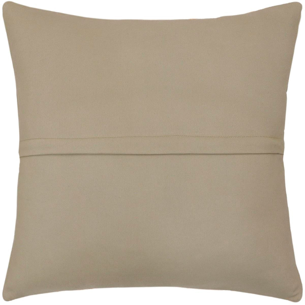 handmade Traditional Pillow Rust Blue Hand-Woven SQUARE 100% WOOL Hand woven turkish pillow2 x 2