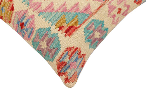 handmade Traditional Pillow Red Blue Hand-Woven SQUARE 100% WOOL Hand woven turkish pillow2 x 2