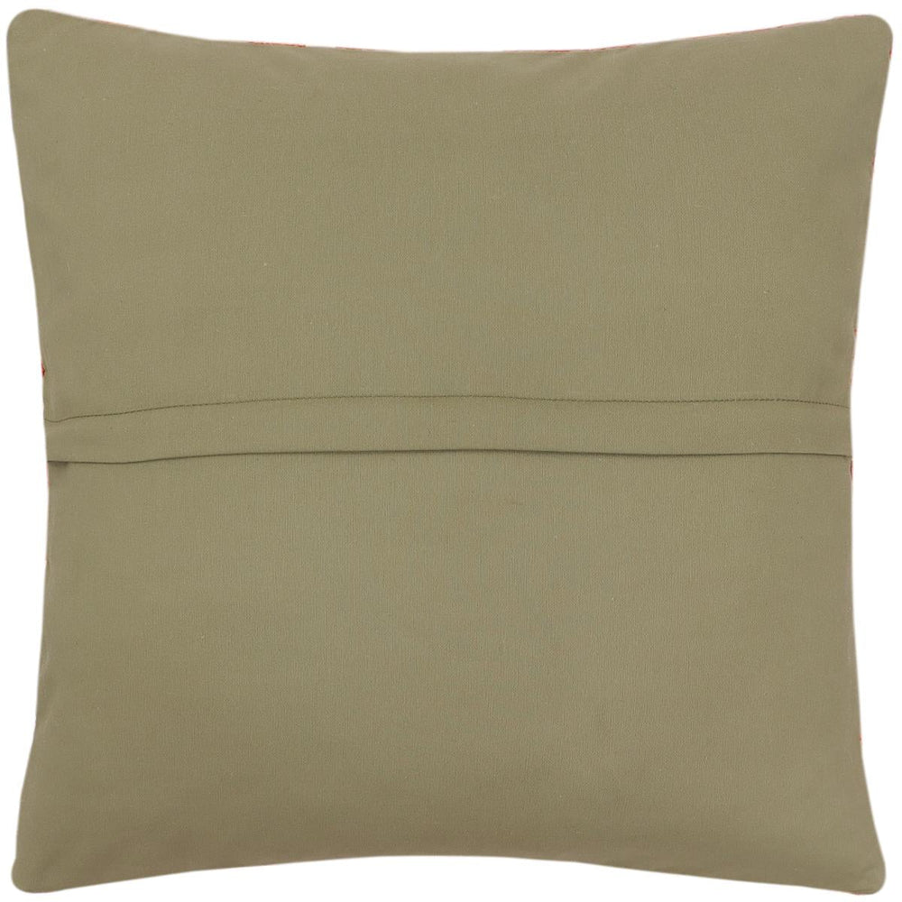handmade Traditional Pillow Red Blue Hand-Woven SQUARE 100% WOOL  Hand woven turkish pillow  PILLOW