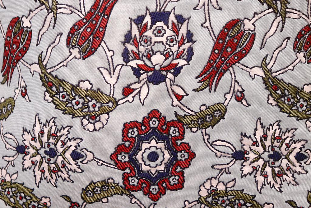 handmade Geometric Pillow Blue Red Handmade RECTANGLE throw pillow 2X2